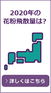 2020年の花粉飛散量は?